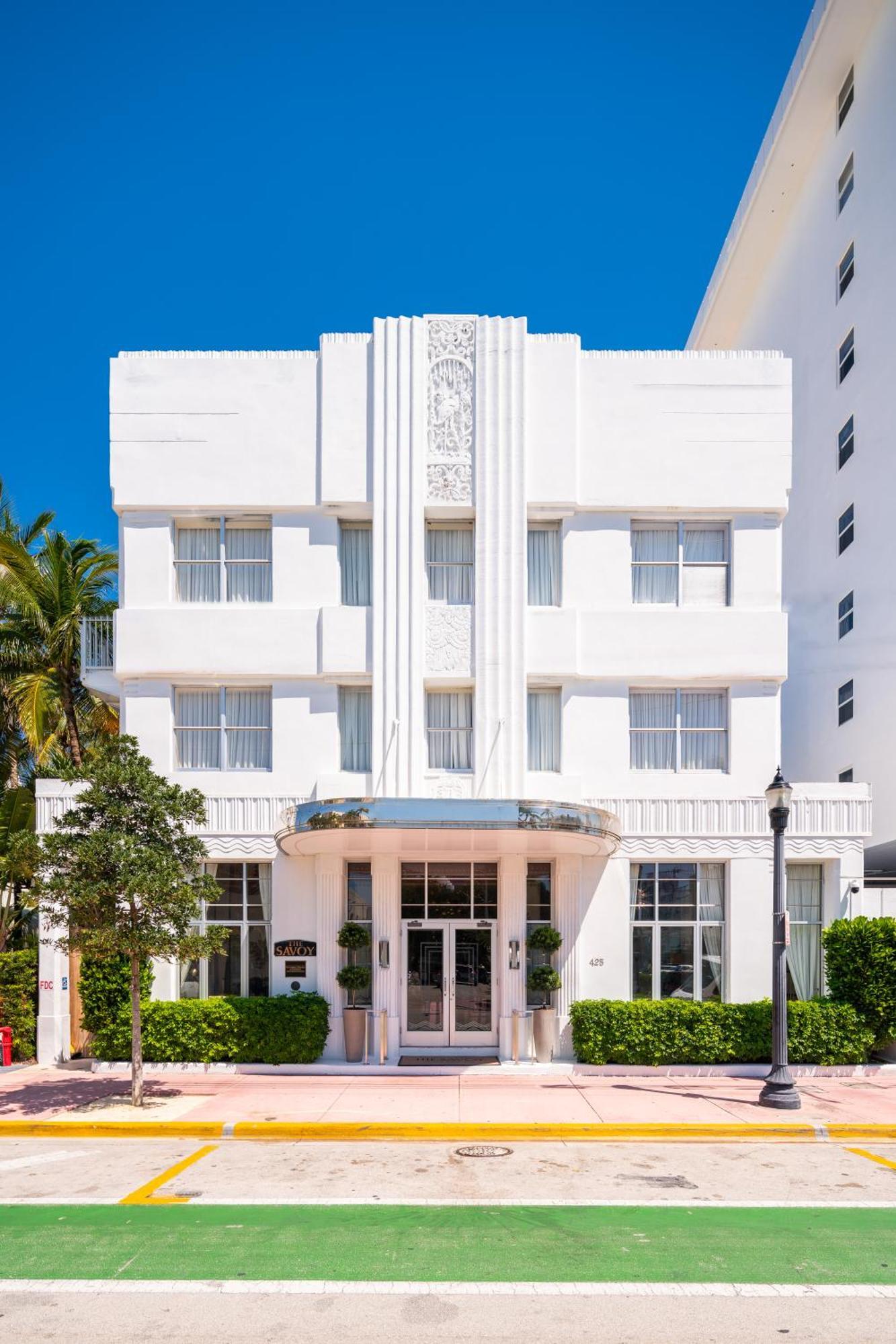 The Savoy Hotel & Beach Club Miami Beach Exterior foto